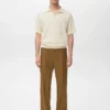 Regular-Fit-Hose mit Falten und fließendem Schnitt Regular-Fit-Hose mit Falten und fließendem Schnitt