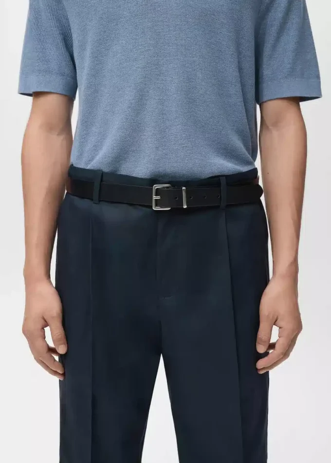 Regular-Fit-Hose mit Falten und fließendem Schnitt Regular-Fit-Hose mit Falten und fließendem Schnitt