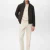 Regular-Fit-Jacke mit Reißverschluss