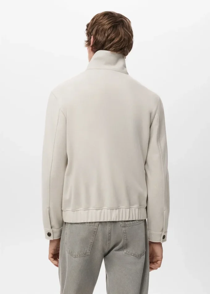Regular-Fit-Jacke mit Reißverschluss