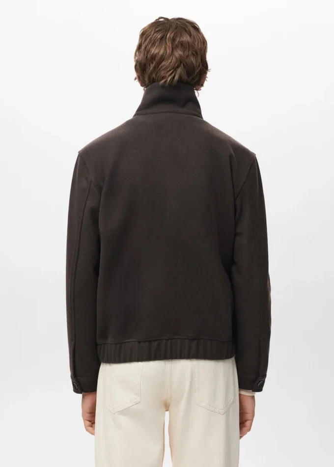 Regular-Fit-Jacke mit Reißverschluss