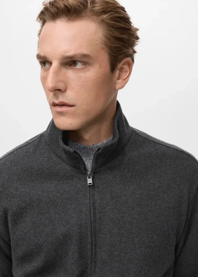 Regular-Fit-Jacke mit Reißverschluss Regular-Fit-Jacke mit Reißverschluss