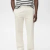 Regular-Fit-Jeans aus einer Baumwoll-Leinen-Mischung Regular-Fit-Jeans aus einer Baumwoll-Leinen-Mischung