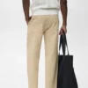Regular-Fit-Jeans aus einer Baumwoll-Leinen-Mischung Regular-Fit-Jeans aus einer Baumwoll-Leinen-Mischung