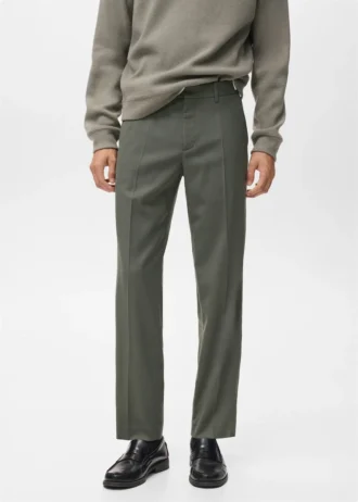 Regular-Fit-Plisseehose