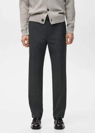 Regular-Fit-Plisseehose