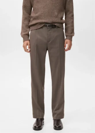 Regular-Fit-Plisseehose