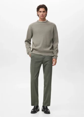 Regular-Fit-Plisseehose