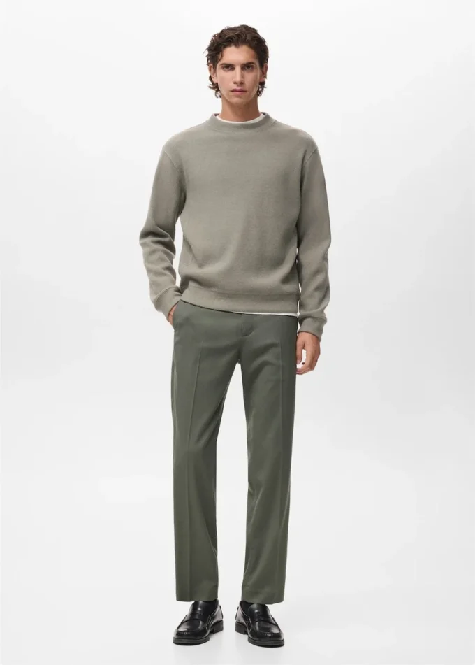 Regular-Fit-Plisseehose Regular-Fit-Plisseehose