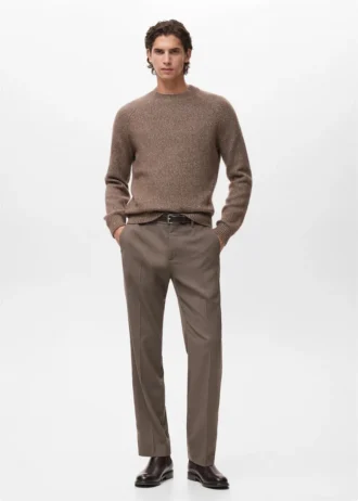 Regular-Fit-Plisseehose