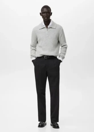 Regular-Fit-Plisseehose
