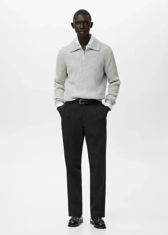 Regular-Fit-Plisseehose Regular-Fit-Plisseehose