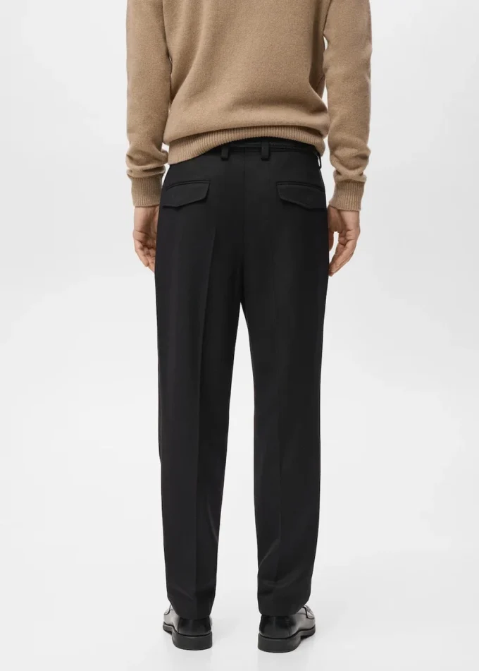 Regular-Fit-Plisseehose Regular-Fit-Plisseehose
