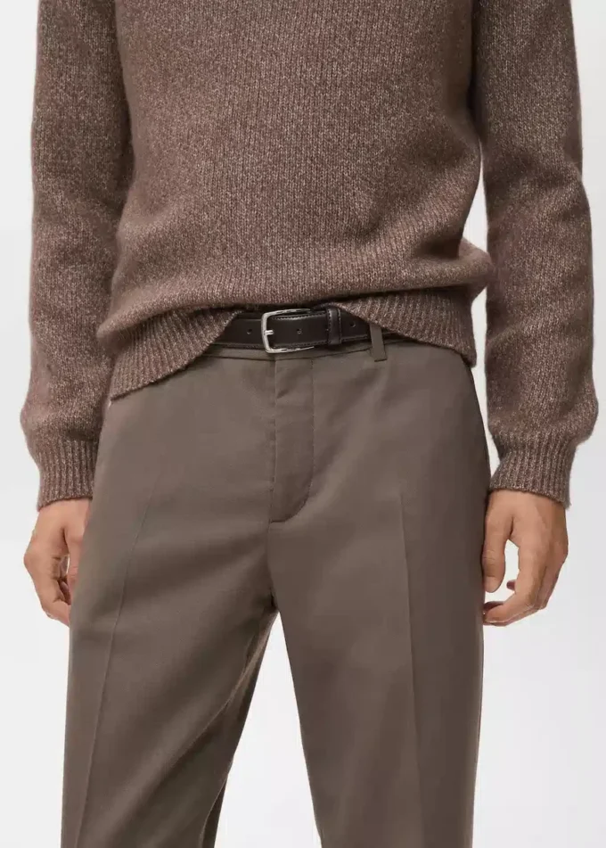 Regular-Fit-Plisseehose Regular-Fit-Plisseehose