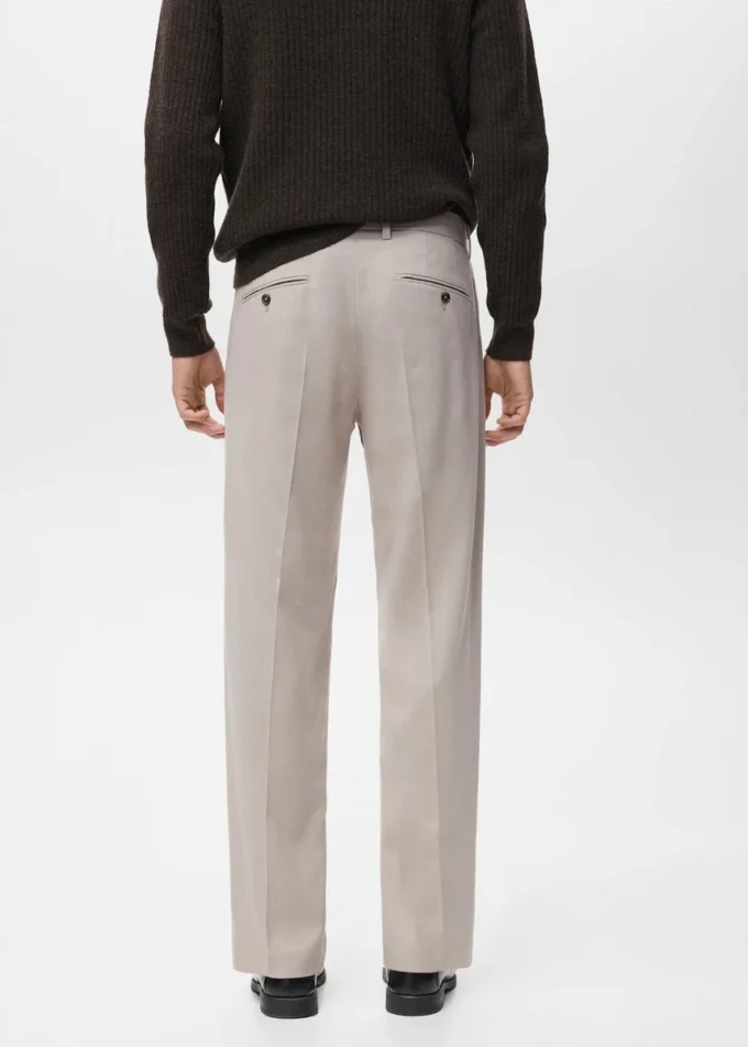 Regular-Fit-Plisseehose MANGO USA Regular-Fit-Plisseehose MANGO USA