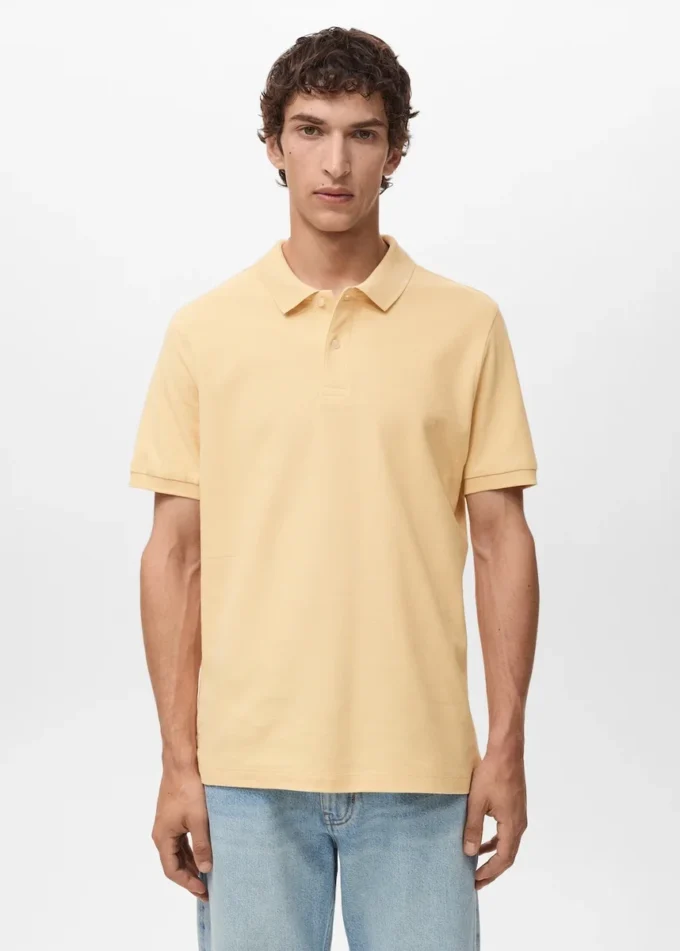 Regular Fit Polohemd aus Baumwollpiqué Regular Fit Polohemd aus Baumwollpiqué