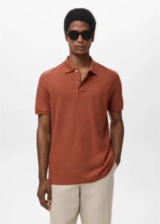 Regular Fit Polohemd aus Baumwollpiqué
