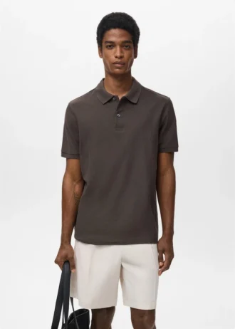 Regular Fit Polohemd aus Baumwollpiqué Regular Fit Polohemd aus Baumwollpiqué