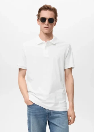Regular Fit Polohemd aus Baumwollpiqué Regular Fit Polohemd aus Baumwollpiqué