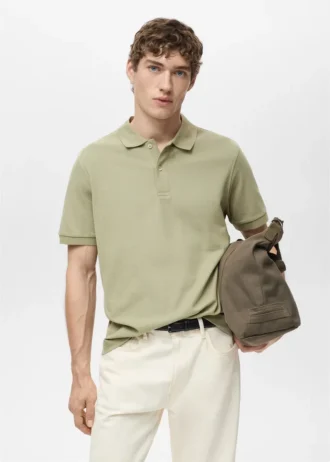 Regular Fit Polohemd aus Baumwollpiqué Regular Fit Polohemd aus Baumwollpiqué
