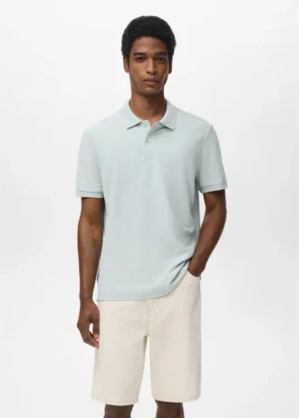 Regular Fit Polohemd aus Baumwollpiqué Regular Fit Polohemd aus Baumwollpiqué