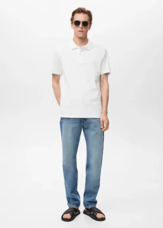 Regular Fit Polohemd aus Baumwollpiqué Regular Fit Polohemd aus Baumwollpiqué