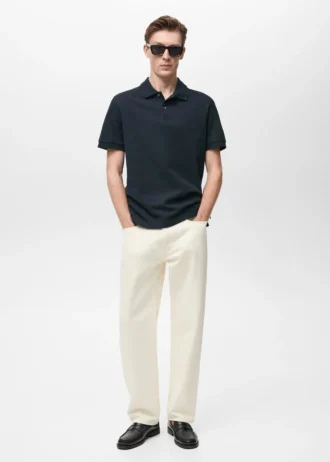 Regular Fit Polohemd aus Baumwollpiqué Regular Fit Polohemd aus Baumwollpiqué