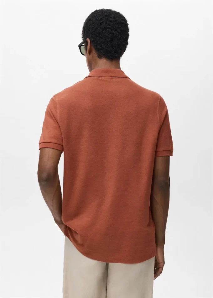 Regular Fit Polohemd aus Baumwollpiqué