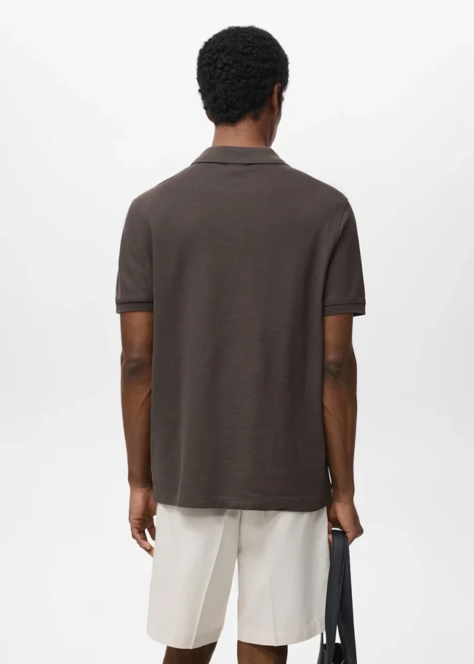 Regular Fit Polohemd aus Baumwollpiqué Regular Fit Polohemd aus Baumwollpiqué