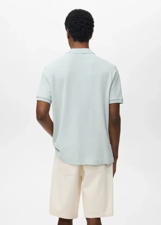 Regular Fit Polohemd aus Baumwollpiqué Regular Fit Polohemd aus Baumwollpiqué