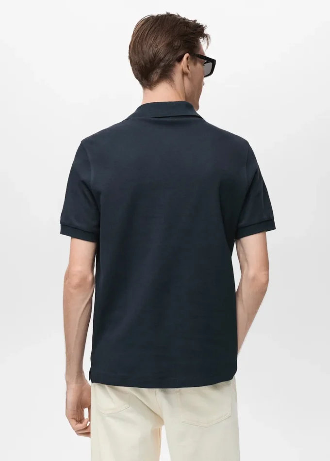 Regular Fit Polohemd aus Baumwollpiqué Regular Fit Polohemd aus Baumwollpiqué