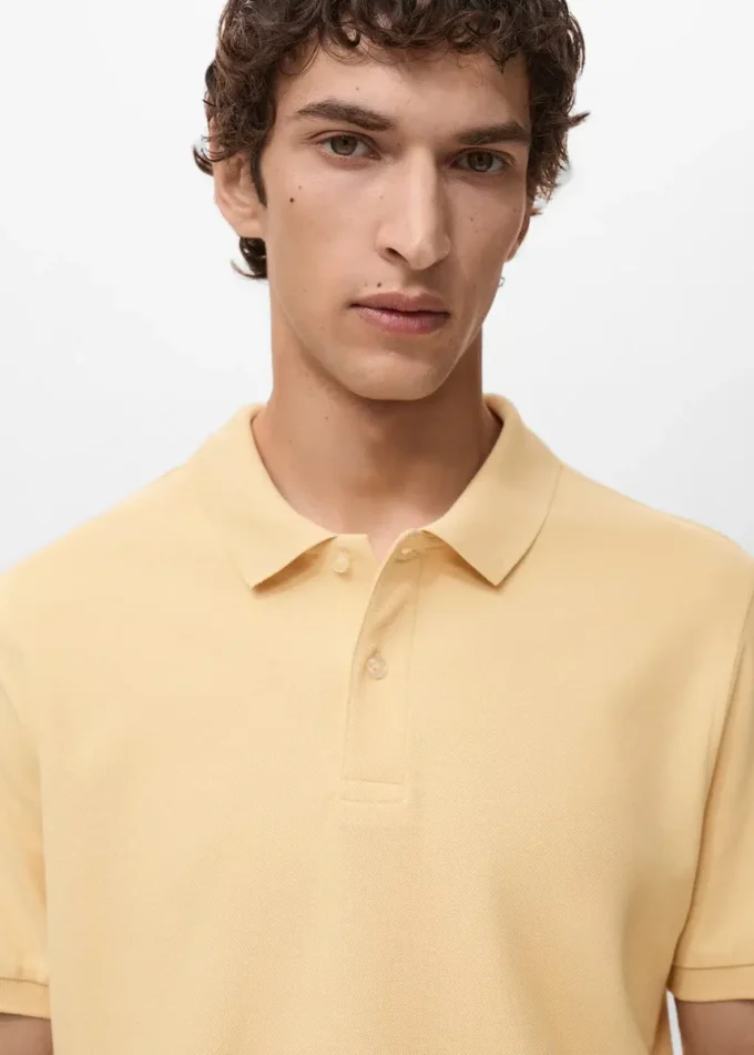 Regular Fit Polohemd aus Baumwollpiqué Regular Fit Polohemd aus Baumwollpiqué