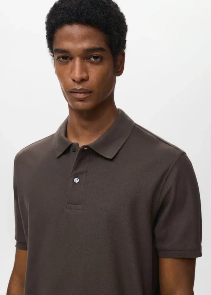 Regular Fit Polohemd aus Baumwollpiqué Regular Fit Polohemd aus Baumwollpiqué