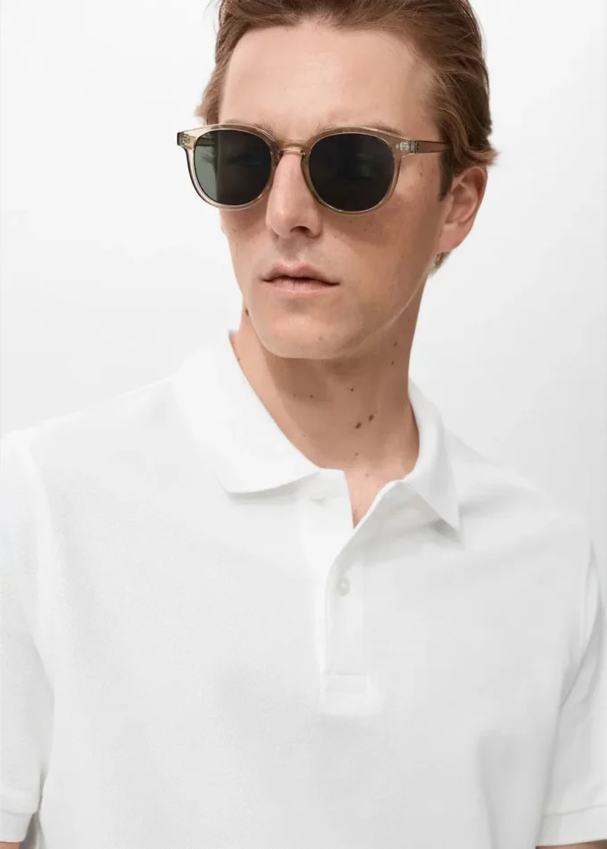 Regular Fit Polohemd aus Baumwollpiqué Regular Fit Polohemd aus Baumwollpiqué
