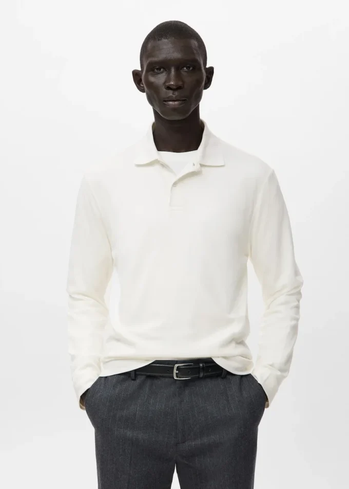 Regular-Fit-Strickpullover mit Polokragen Regular-Fit-Strickpullover mit Polokragen
