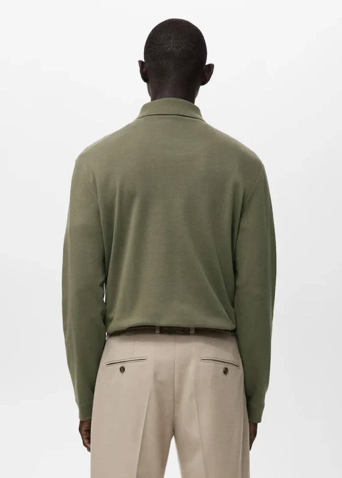 Regular-Fit-Strickpullover mit Polokragen Regular-Fit-Strickpullover mit Polokragen