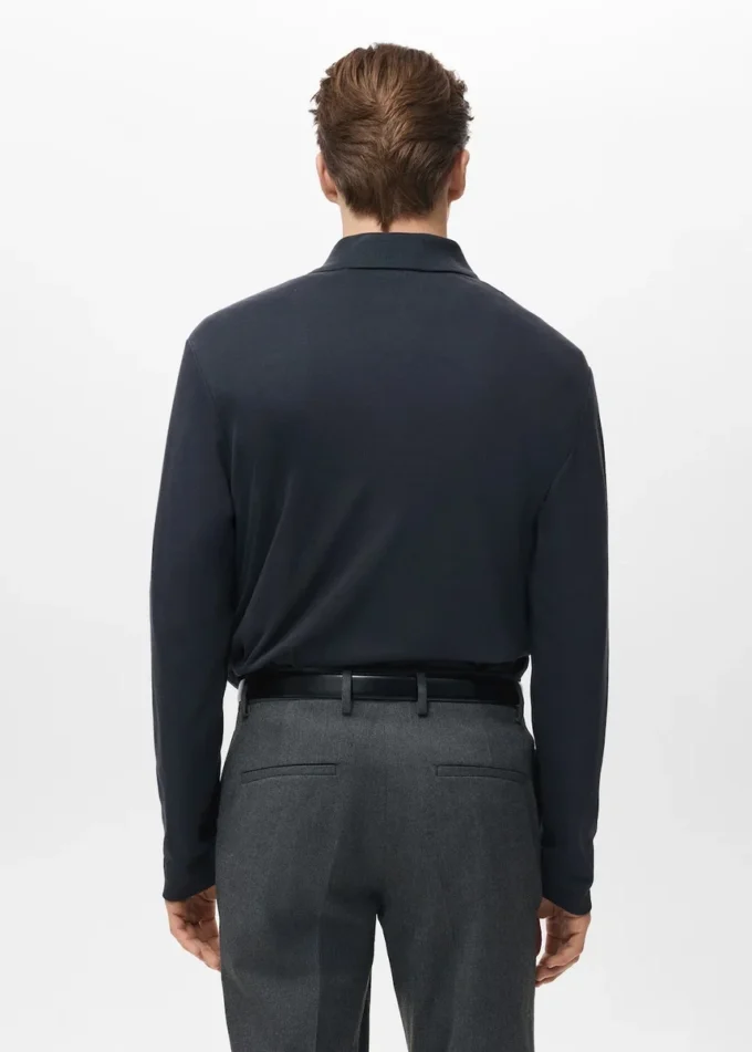 Regular-Fit-Strickpullover mit Polokragen Regular-Fit-Strickpullover mit Polokragen