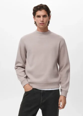 Regular-Fit-Stricksweatshirt