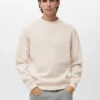 Regular-Fit-Stricksweatshirt