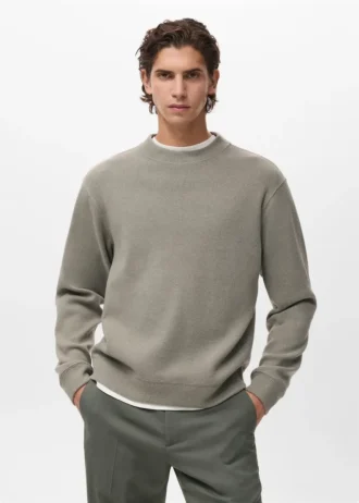 Regular-Fit-Stricksweatshirt