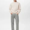 Regular-Fit-Stricksweatshirt