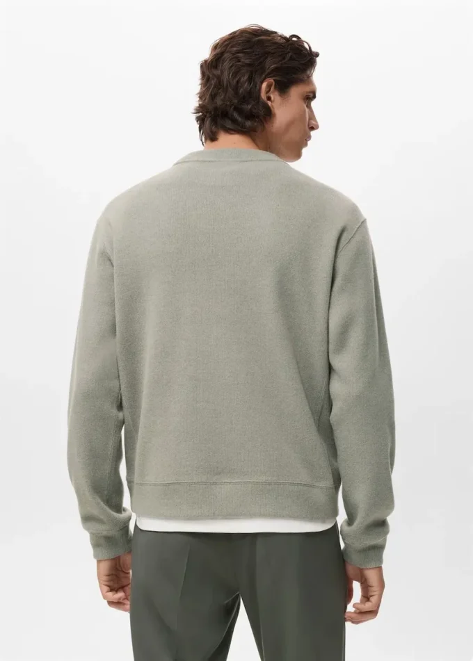 Regular-Fit-Stricksweatshirt