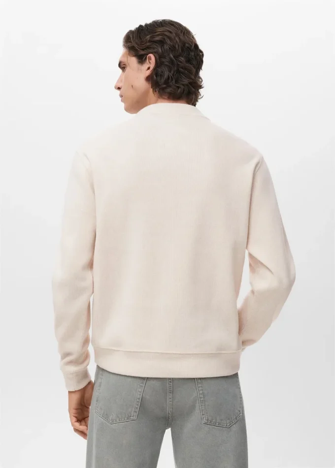 Regular-Fit-Stricksweatshirt