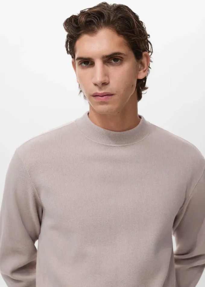 Regular-Fit-Stricksweatshirt