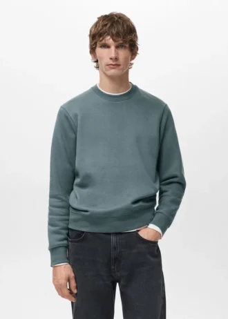 Regular-Fit-Sweatshirt aus Baumwolle