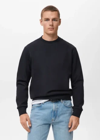 Regular-Fit-Sweatshirt aus Baumwolle