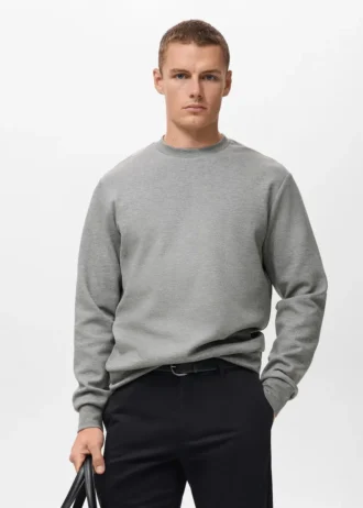 Regular-Fit-Sweatshirt aus Baumwolle