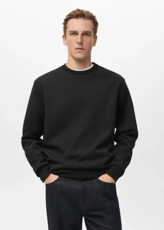 Regular-Fit-Sweatshirt aus Baumwolle