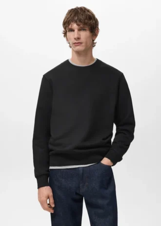 Regular-Fit-Sweatshirt aus Baumwolle