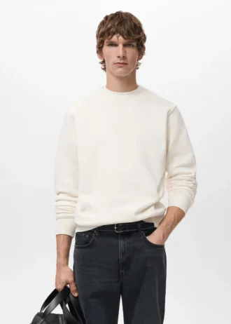 Regular-Fit-Sweatshirt aus Baumwolle